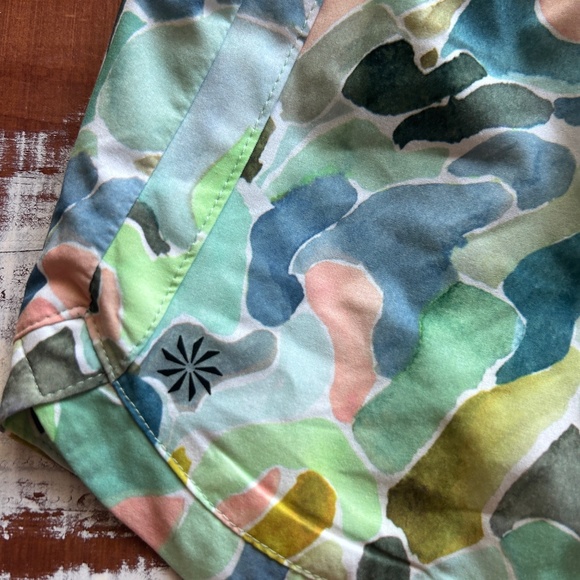 Athleta Girl Play More 3” Shorts Cool and Breezy Size 7 Rt $39 Watercolor - Picture 4 of 6